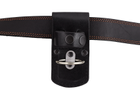 Держатель для дубинки ПГ М чехол под дубинку держатель с кольцом для ношения дубинки кожаный чёрный 932 MS - изображение 3