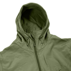 Тактична куртка софтшелл з капюшоном на флісі спецформа військова Green розмір L (F_4255-27072) - зображення 2