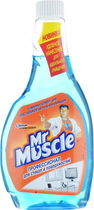 Засіб для миття скла Mr.Muscle змінна пляшка 0.5л синій (w.01020)