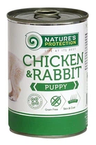Влажный корм для щенков Nature's Protection Puppy chicken & rabbit с курицей и кроликом
