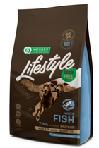 Сухой беззерновой корм для собак Nature's Protection Lifestyle Grain Free White Fish Adult All Breeds с белой рыбой