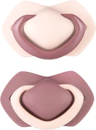 Пустышка Canpol Babies Pure Color силиконовая симметричная 18+ месяцев Розовая 2 шт (22/646_pin)
