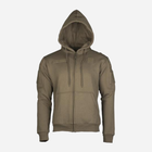 Реглан с капюшоном на молнии MIL-TEC TACTICAL HOODIE 11472012 S Olive (2000980459223)