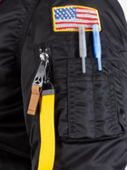 Куртка лётная мужская MIL-TEC Sturm Flight Jacket Top Gun Aie Force 10430302 M Black (2000980537273) - изображение 6