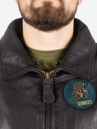 Куртка лётная кожанная MIL-TEC Sturm Flight Jacket Top Gun Leather with Fur Collar 10470002 2XL Black (2000980537303) - изображение 4
