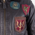 Куртка лётная кожанная MIL-TEC Sturm Flight Jacket Top Gun Leather with Fur Collar 10470002 2XL Black (2000980537303) - изображение 5