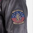 Куртка льотна шкіряна MIL-TEC Sturm Flight Jacket Top Gun Leather with Fur Collar 10470002 2XL Black (2000980537303) - зображення 7