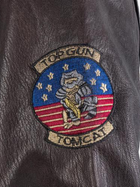 Куртка лётная кожанная MIL-TEC Sturm Flight Jacket Top Gun Leather with Fur Collar 10470009 2XL Brown (2000980537358) - изображение 7