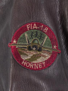 Куртка льотна шкіряна MIL-TEC Sturm Flight Jacket Top Gun Leather with Fur Collar 10470009 3XL Brown (2000980537365) - зображення 6