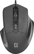 Миша Defender Datum MB-347 Black (52347) (6488926)