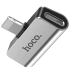 Перехідник Hoco Lightning to lightning audio/lightning charging LS24 |2A| Silver