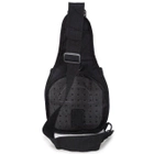 Рюкзак сумка тактическая военная а 6 литров 600D Plus Прочная и универсальная Black - изображение 5