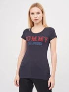 Футболка хлопковая женская Tommy Hilfiger 10306.1 L Темно-синяя