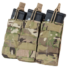 Подсумок для магазинов AR карабина тройной открытый молле Condor M4/M16 TRI OPEN TOP MAG POUCH MA27 Crye Precision MULTICAM