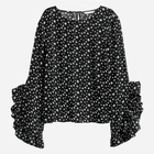 Блузка женская H&M 611050 32 Черная (KAY2000001253991) - изображение 1