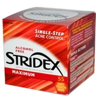 Очищуючі серветки Stridex із саліциловою кислотою максимальної дії 55 шт.
