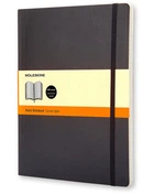 Блокнот Moleskine Classic великий 19 x 25 см в лінію чорний м'яка який