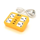 Сетевой фильтр Voltronic ТВ-Т15-Yellow 2 м, 4 розетки, 10А
