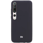 Чохол Silicone case Premium для Xiaomi Mi 10 Black (03) чорний