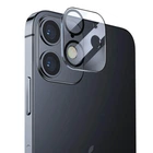 Защитное стекло на камеру для iPhone 12 прозрачное с ободком