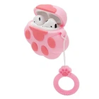 Чехол Case 3D для AirPods Сat's foot rose (15) кошачья лапка розовая
