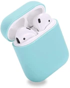 Чехол Silicone Case Slim для AirPods Sea Blue (02) бирюзовый