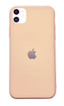 Чехол стеклянный Glass case для IPhone 11 (07) Orange оранжевый
