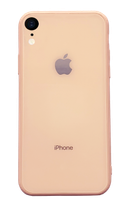 Чехол стеклянный Glass case для IPhone Xr (07) Orange оранжевый