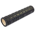 Масажний ролик для рук та ніг ролер Grid Combi Roller Zelart My Fit 61x14 см FI-6673 Black