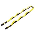 Лента для растяжки Record Stretch Strap 6347 8 петель Black-Yellow