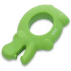 Эспандер кистевой силиконовый Zelart Hippopotamus My Fit 5511-40 нагрузка 40LB Green
