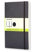 Блокнот Moleskine Classic середній 13 x 21 см нелінований чорний м'який
