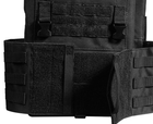 Плитоноска-тактический военный жилет SOETAC с подсумками под три рожка , системой MOLLE и разгрузками Черный VT036 - изображение 14