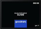 SSD диск Goodram CL100 Gen.3 960GB 2.5" SATA III 3D NAND TLC (SSDPR-CL100-960-G3)