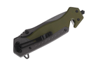 Нож тактический, складной нож карманный для рыблки, охоты, Bounce SGR-4232, зеленый - изображение 4