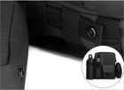 Армейская наплечная сумка Защитник 135-B черная - изображение 8