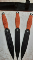 Ножі метальні кунаї RED SIPDER комплект 3 в 1 - зображення 2