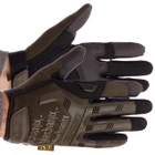 Перчатки тактические военные-армейские сенсорные M-PACT с защитой костяшек кулака дышащие, боевые M Оливковый MPTZ72008-1 - изображение 4