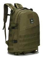 Тактичний (штурмової, військовий) рюкзак U. S. Army 45 літр Зелений - зображення 1