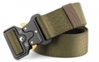 Ремень тактический Assault Belt с металлической пряжкой 125 см Зеленый - изображение 5