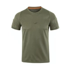 Тактична футболка-поло Lesko A825 Green розмір S з коротким рукавом для чоловіків армійська - зображення 4