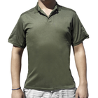Чоловіча тактична футболка з коротким рукавом Lesko A817 Green розмір M формений - зображення 3