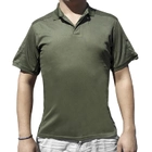Мужская тактическая футболка с коротким рукавом Lesko A817 Green размер L форменная - изображение 8