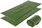 Набор спасательных спальных термомешков 213х90 см из 3х шт Зеленый (n-781) - изображение 1