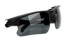 Захисні тактичні військові окуляри Taktik NС-2 Black Антифари Протиударні Знімні Лінзи - зображення 4