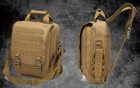 Сумка-рюкзак тактическая TacticBag A28 30 л Песочная (gr_014531) - изображение 8