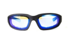 Очки защитные фотохромные Global Vision KICKBACK Photochromic (G-Tech™ blue) фотохромные синие зеркальные (1КИК24-90) - изображение 5