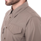 Чоловіча тактична військова бойова сорочка з довгим рукавом для полювання Pro Tactical хакі непромокальна АН7188 Розмір L - зображення 5