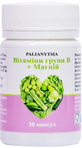 Витамины группы Б + Магний Palianytsia 550 мг 30 капсул (9780201371222)