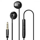 Навушники з мікрофоном провідні Baseus Enock H06 lateral in-ear (3,5 mini-jack, 1,2 m). Black